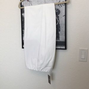 J Jill white cotton ankle pants